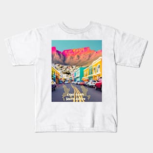 World travel fly to Cape town South Africa ,Brafdesign Kids T-Shirt